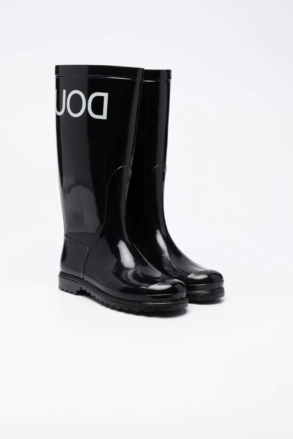 Douuod Kids logo rubber wellington boots
