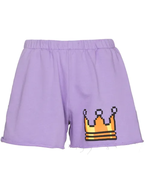 Natasha Zinko shorts deportivos con motivo pixelado