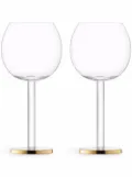 LSA International Luca wine goblet set - Gold