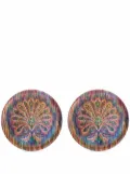 Les-Ottomans x Matthew Williamson Peacock tray set - Multicolour