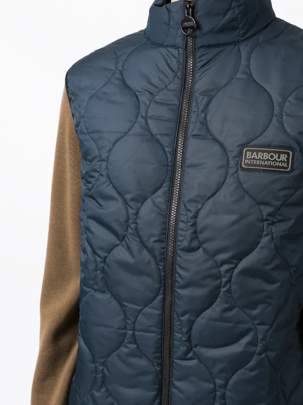 barbour weste quilted