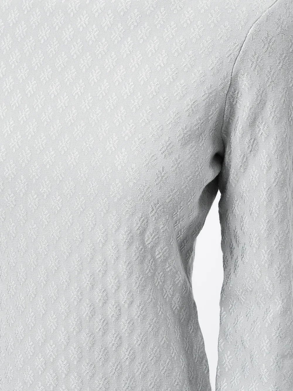 фото Emporio armani топ с длинными рукавами и вышивкой