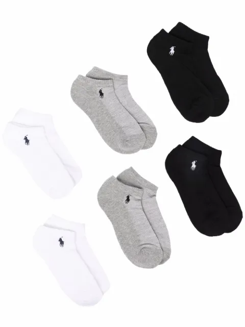 Polo Ralph Lauren embroidered Polo Pony socks pack