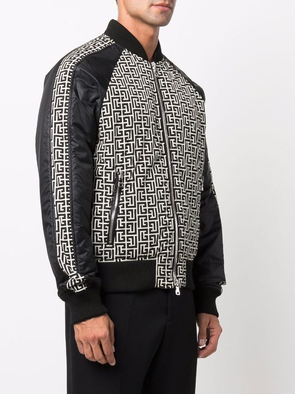 balmain aviator jacket