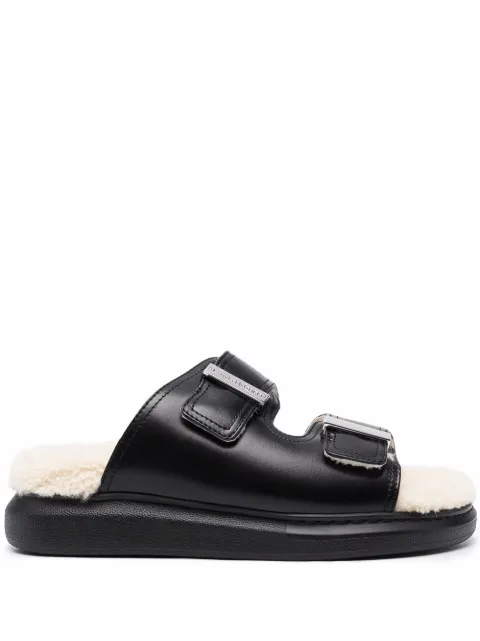 Alexander McQueen shearling lined sandals