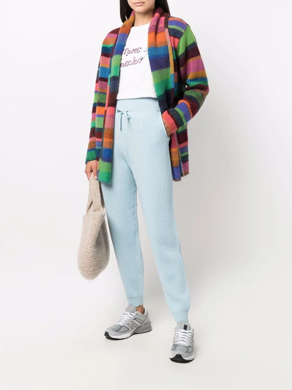 фото Rag & bone кашемировые брюки с завышенной талией