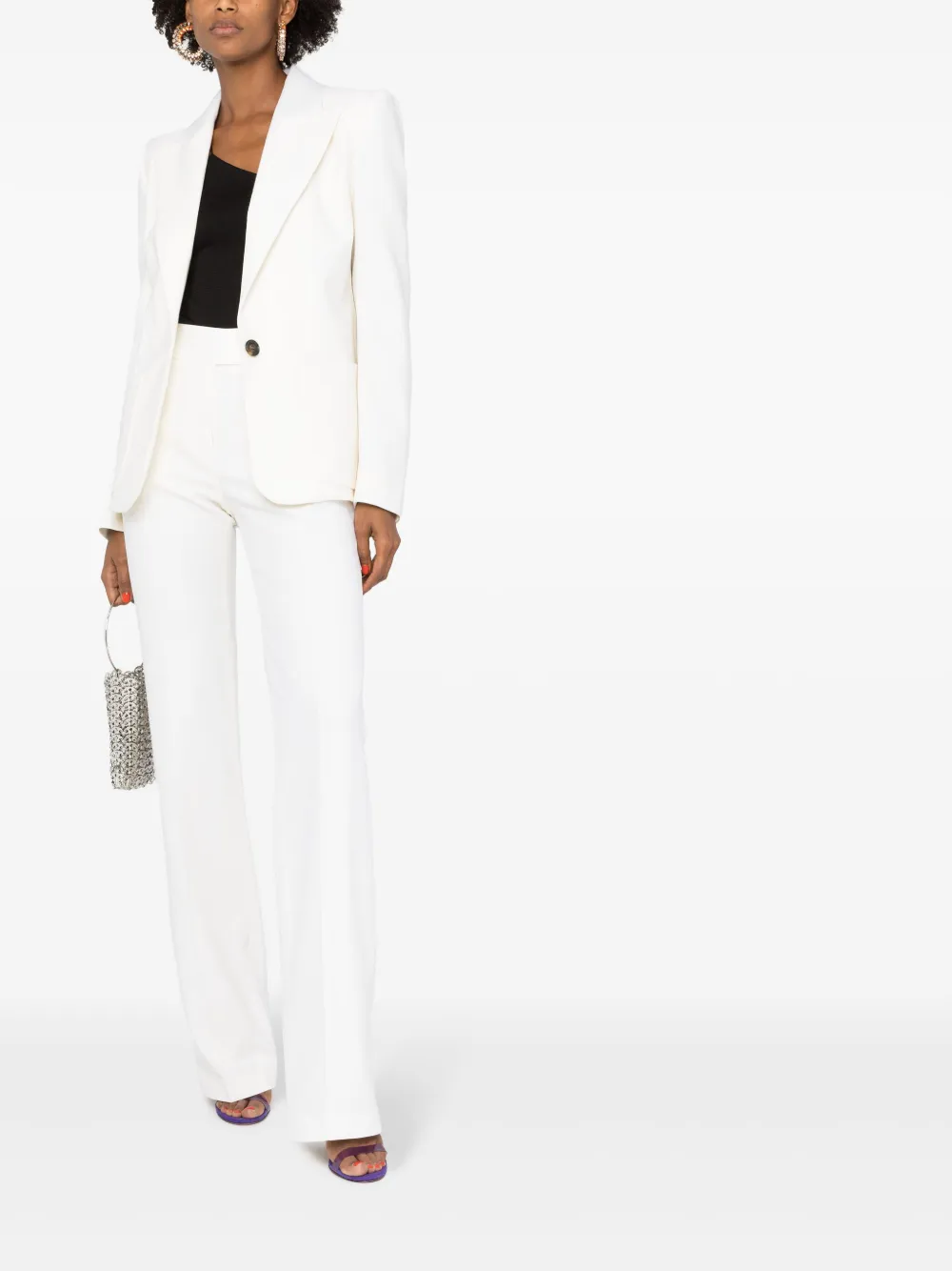 alexandrevauthier Alexandre Vauthier Mid waist pantalon - Wit