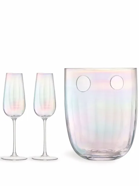 LSA International pearl champagne set