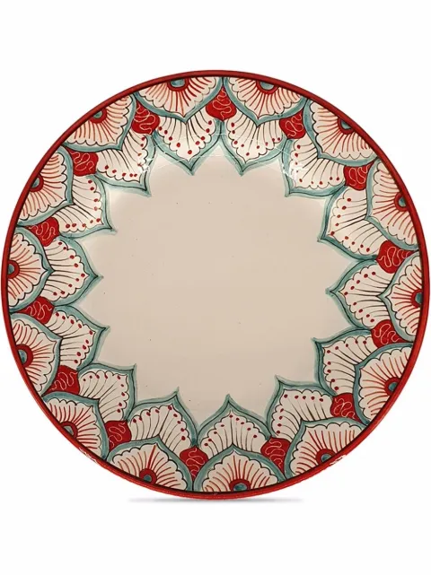 Les-Ottomans Peacock dessert plate