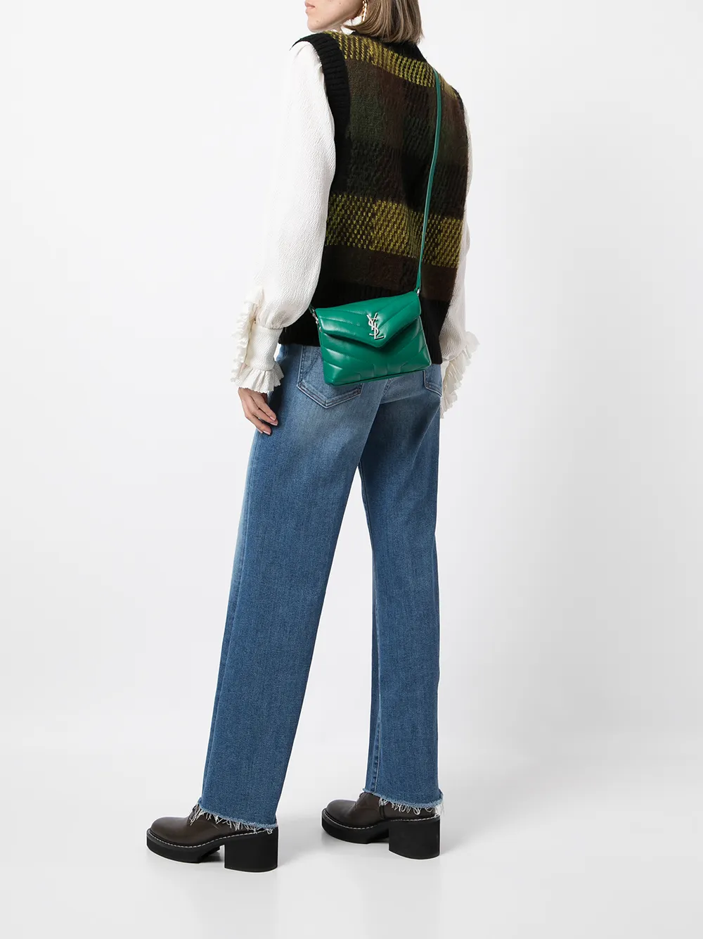 фото Saint laurent сумка через плечо loulou toy