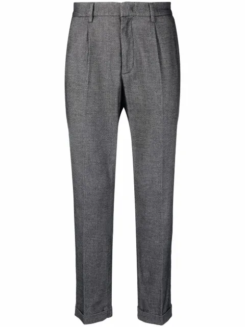 Zegna box-pleat slim-fit trousers