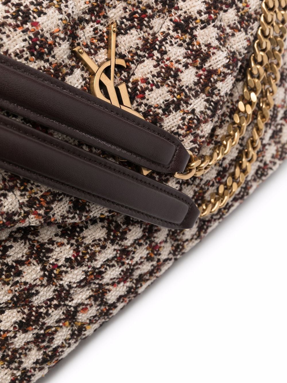 Saint Laurent Toy Loulou Envelope Tweed Shoulder Bag