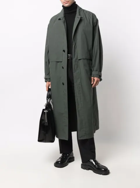 Lemaire Long Trench Coat - Farfetch