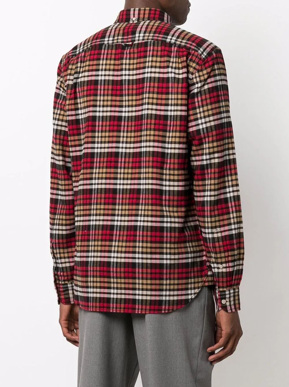 фото Woolrich клетчатая рубашка с длинными рукавами