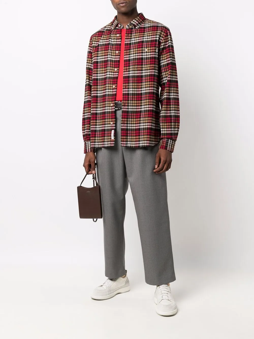 Woolrich Geruit overhemd - Rood