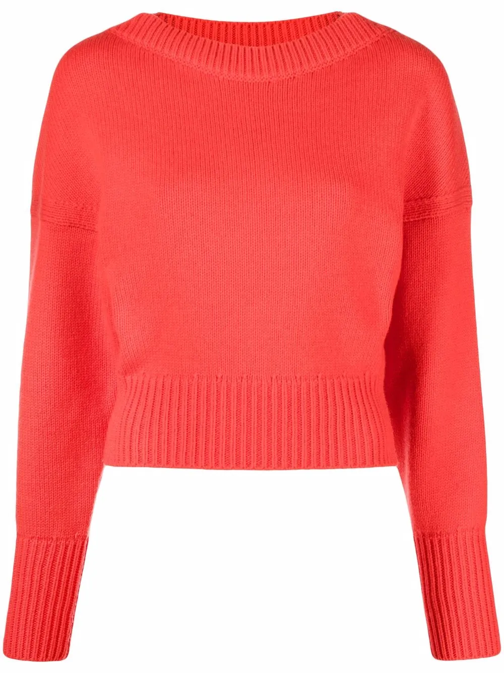 long-sleeve crew-neck jumper