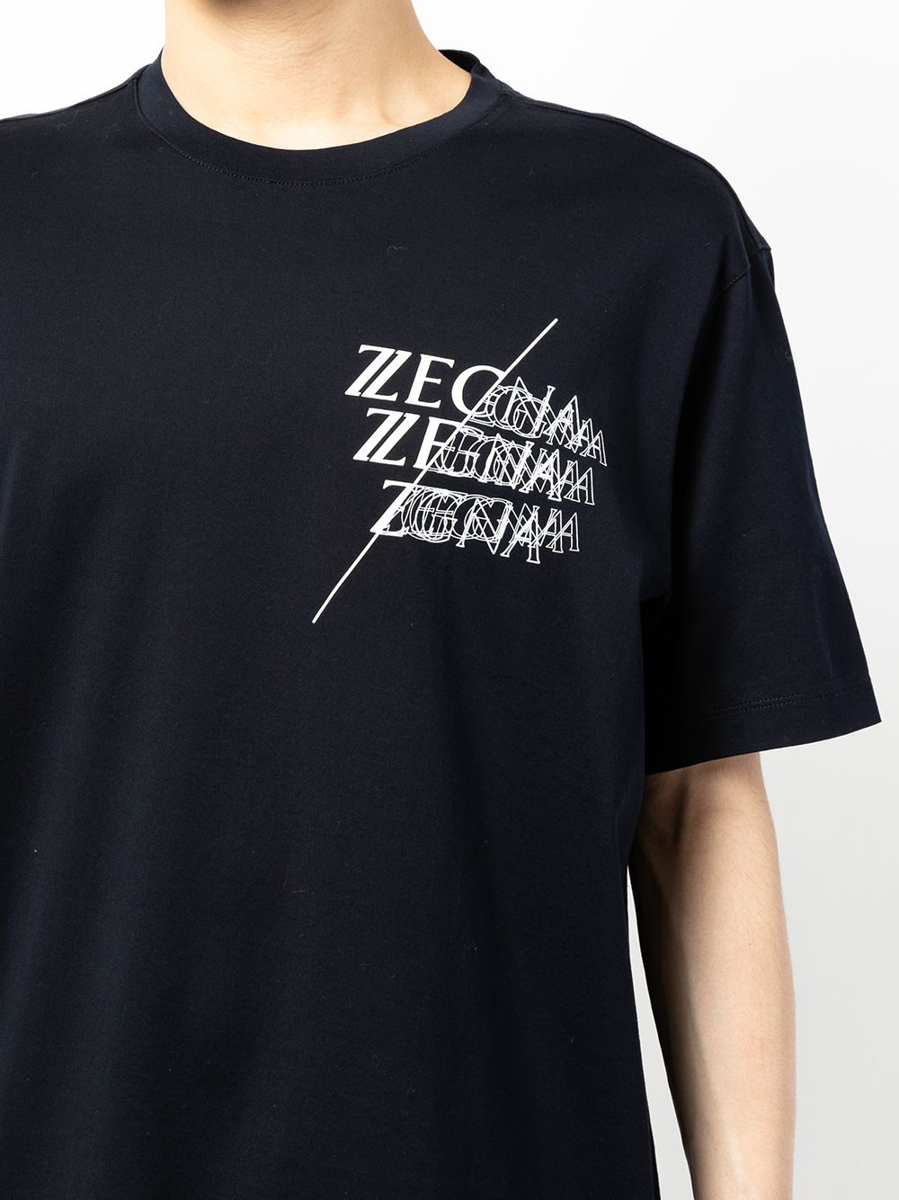 фото Ermenegildo zegna футболка с логотипом