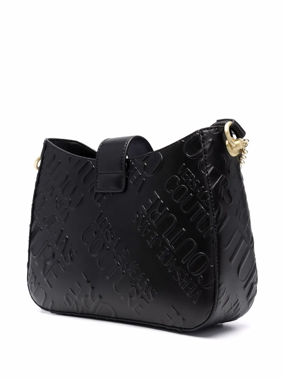 фото Versace jeans couture сумка на плечо с тисненым логотипом