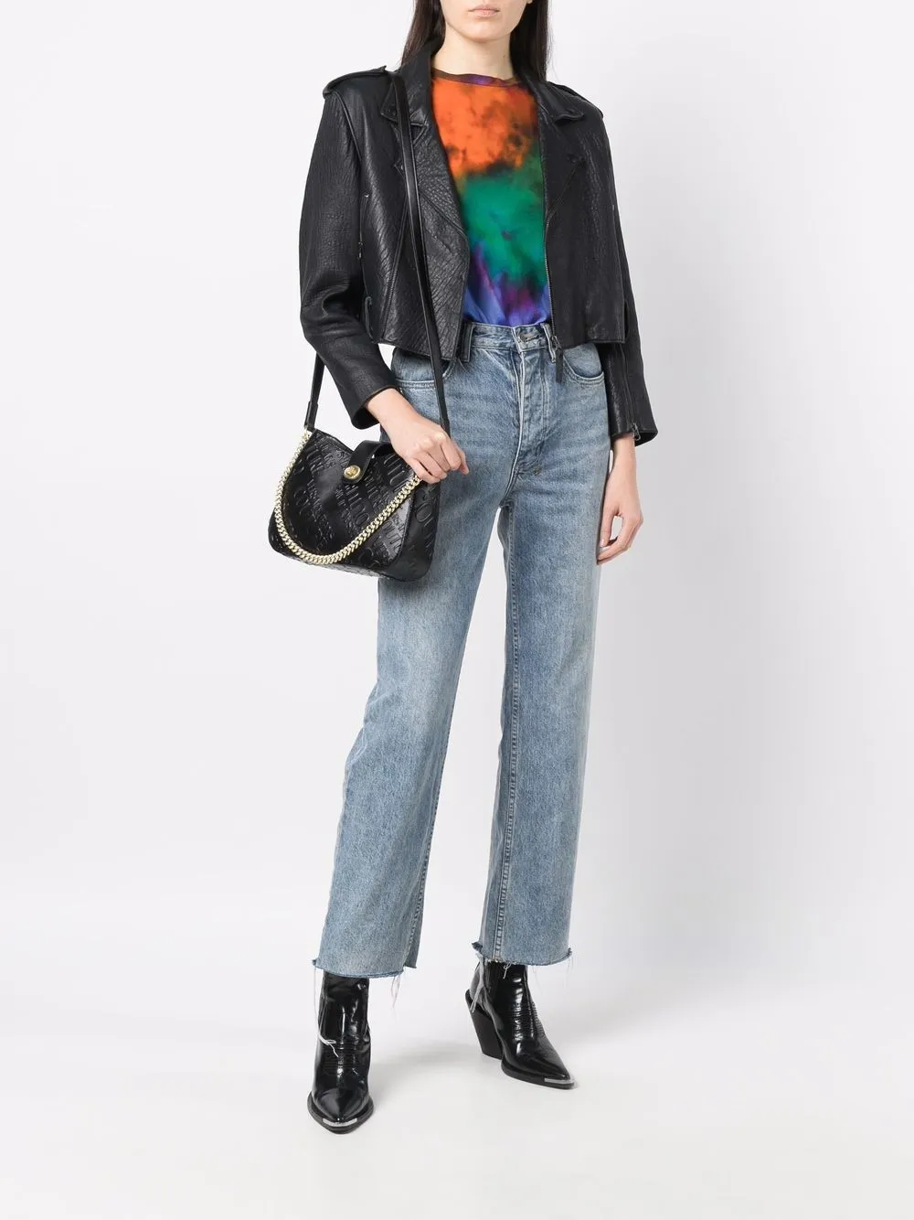 фото Versace jeans couture сумка на плечо с тисненым логотипом