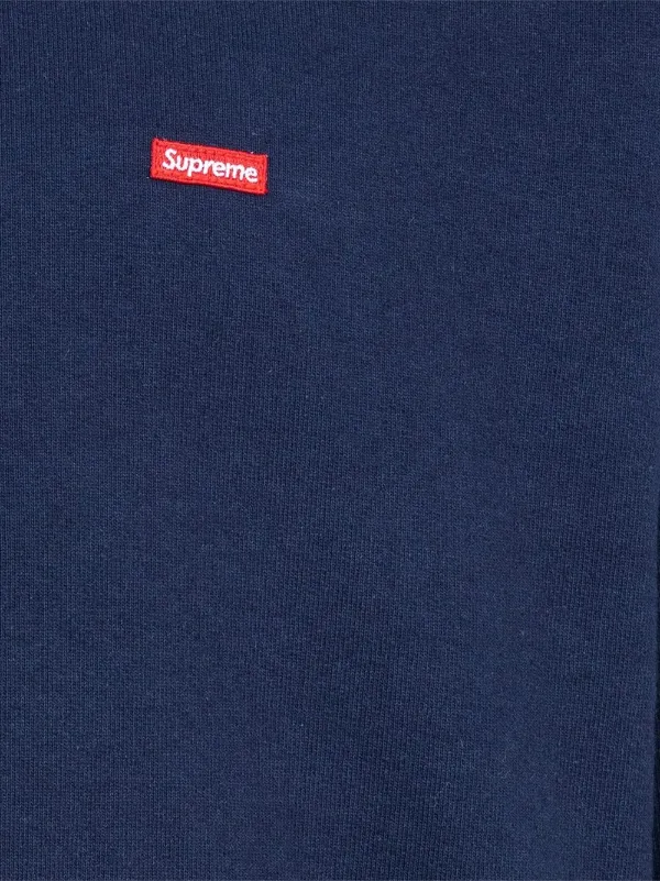 Supreme Small Box Logo Crewneck Sweatshirt Blue FARFETCH TR