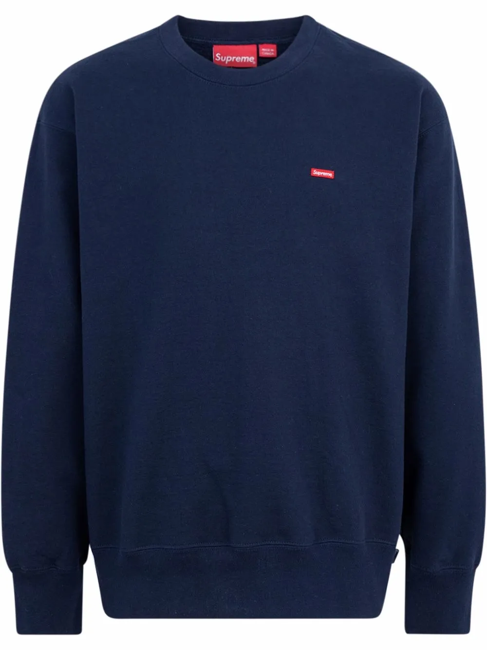 small box logo crewneck sweatshirt