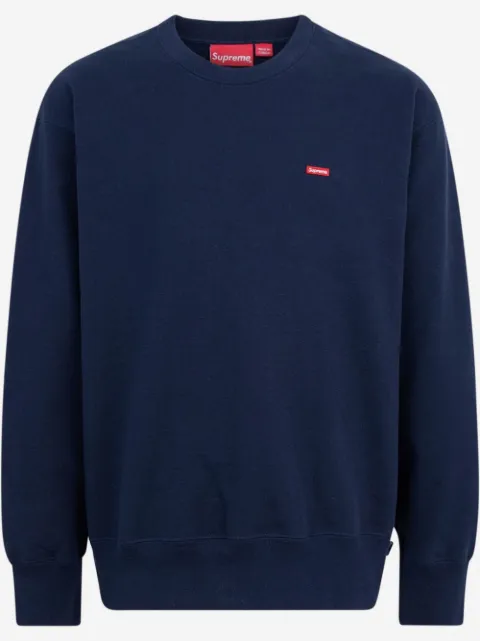 Supreme سويت شيرت صغير مربع بشعار الماركة ورقبة مستديرة