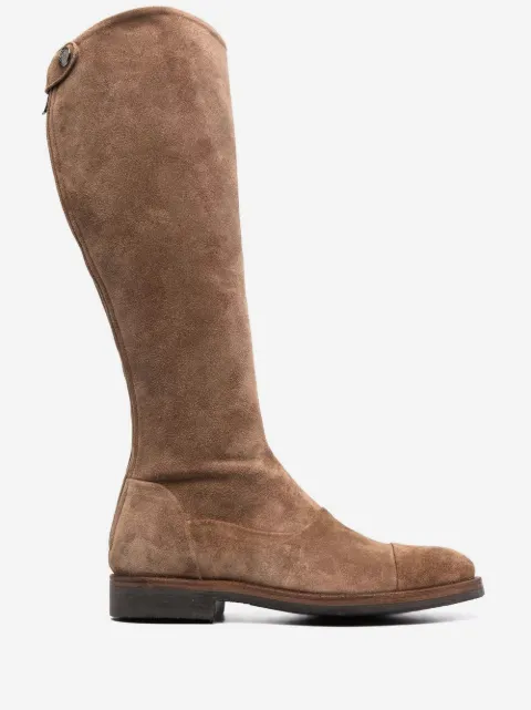 Alberto Fasciani zipped flat knee-length boots