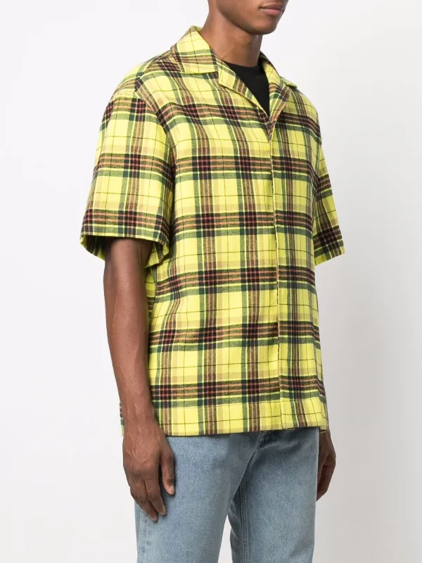 Palm Angels check-pattern short-sleeve 