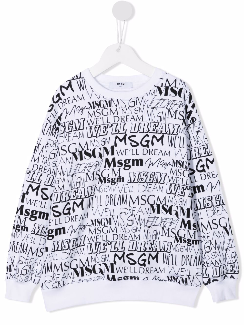 фото Msgm kids толстовка с логотипом