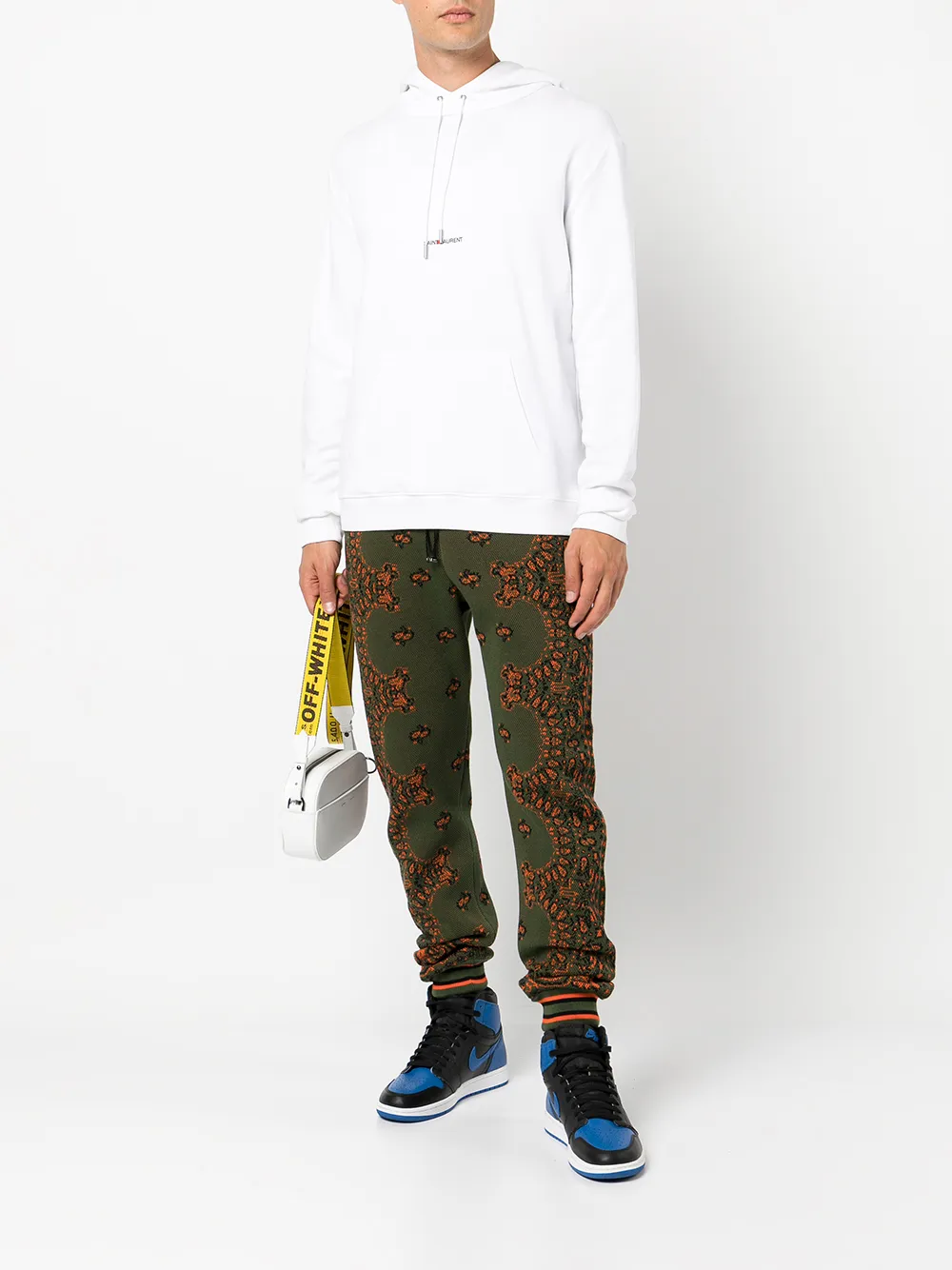AMIRI Trainingsbroek met paisley-print - Groen