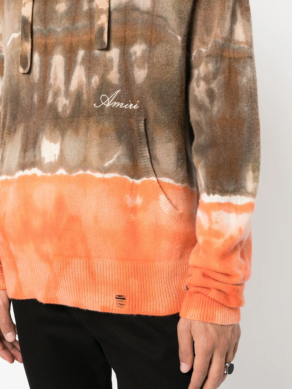 space-dye cashmere Hoodie