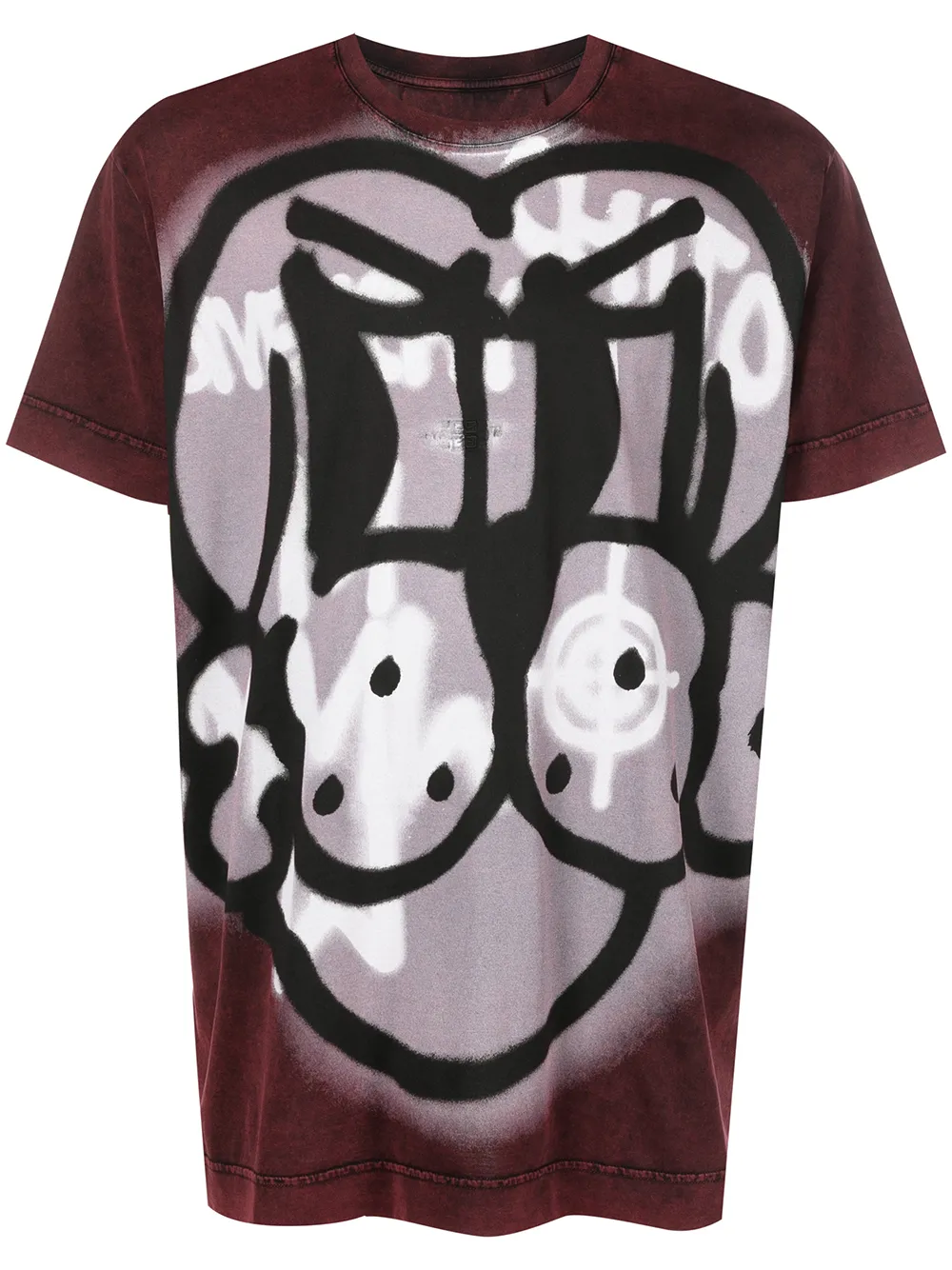 GIVENCHY GHOST DOG PRINT T-SHIRT