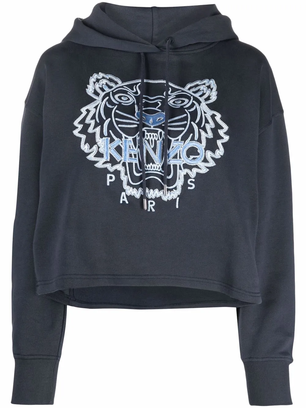 

Kenzo hoodie con logo bordado - Azul