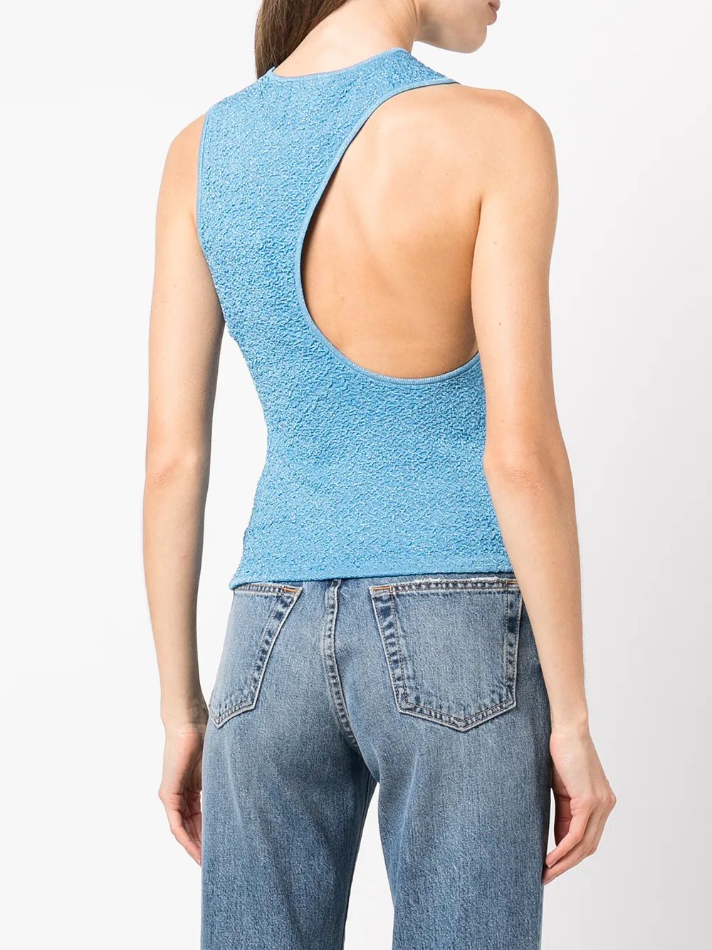 Galvan Smock Selene Top In Blau