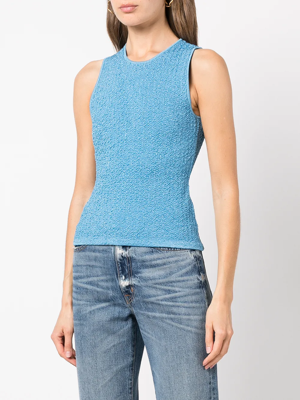 Galvan Smock Selene Top In Blau