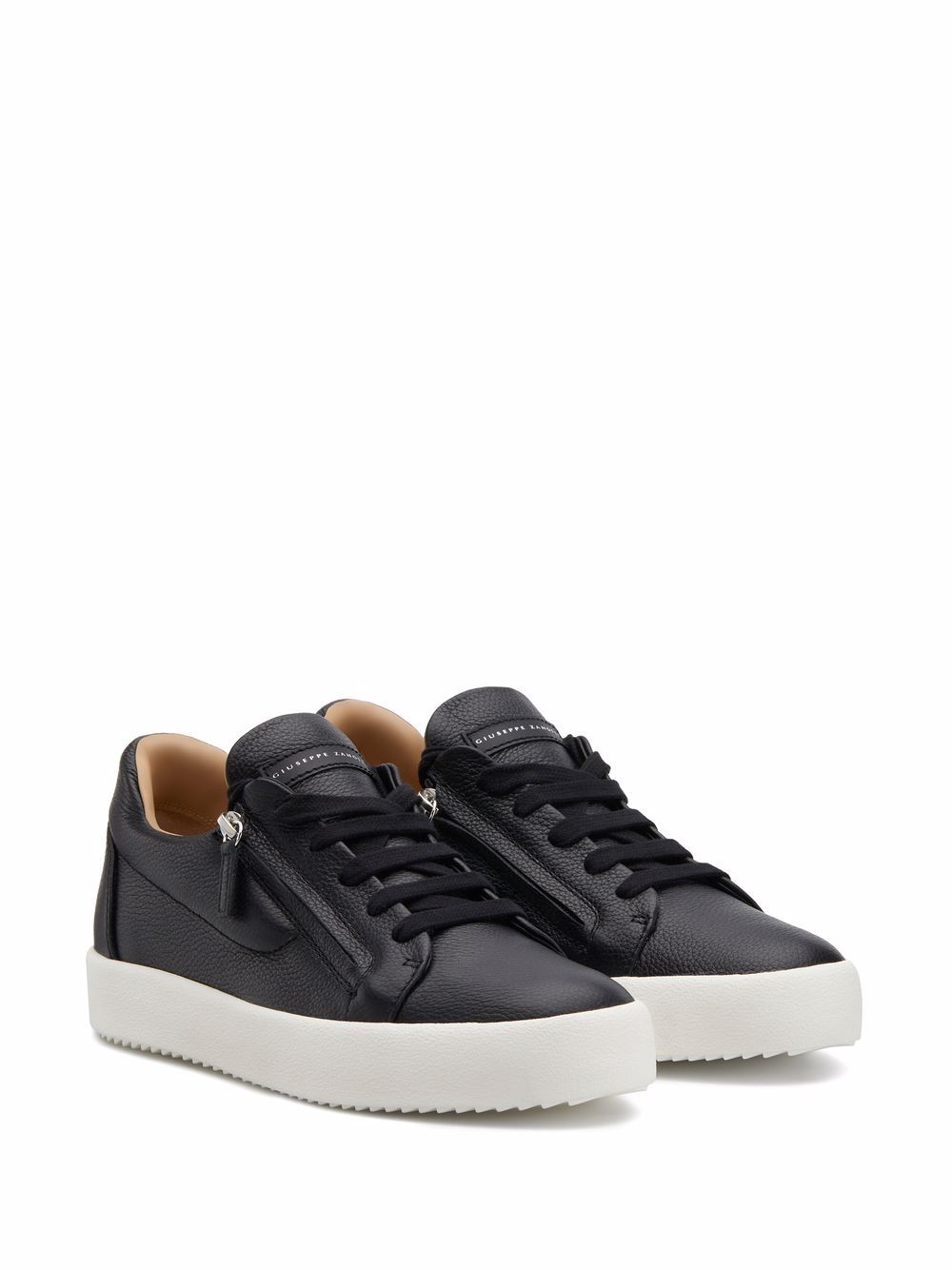 Shop Giuseppe Zanotti Addy leather sneakers with Express Delivery ...