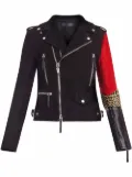 Giuseppe Zanotti Amelia suede biker jacket - Black