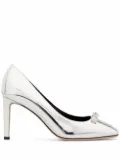 Giuseppe Zanotti Consuelo metallic-effect pumps - Silver
