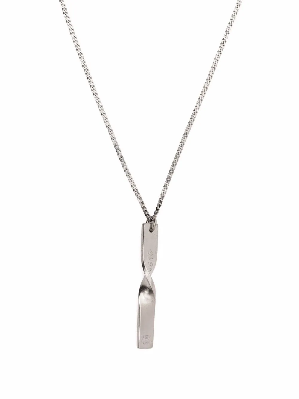 Maison Margiela Twisted Pendant Necklace - Farfetch