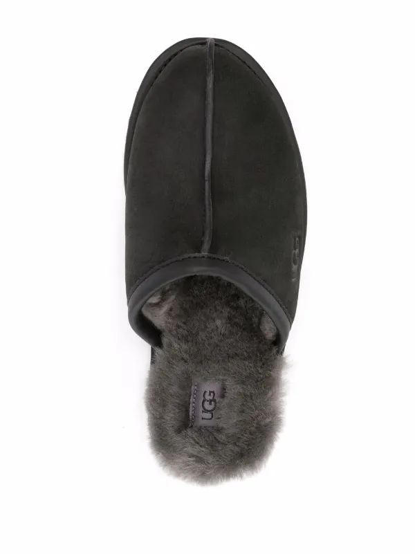 Mens ugg 2024 scuff leather slippers