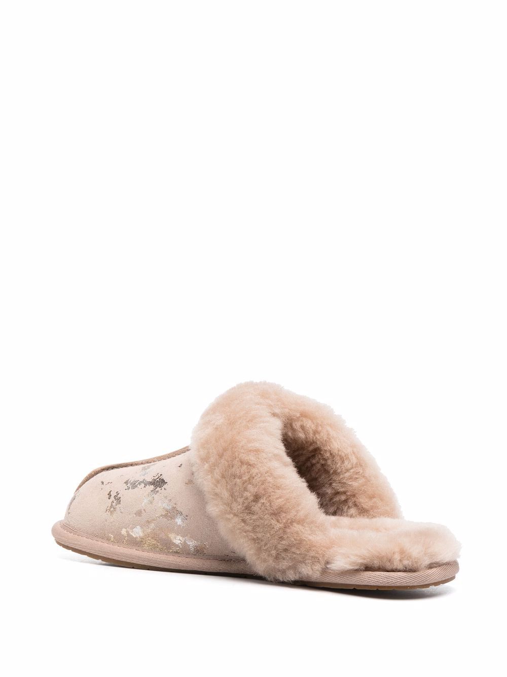 фото Ugg слиперы с отделкой из овчины