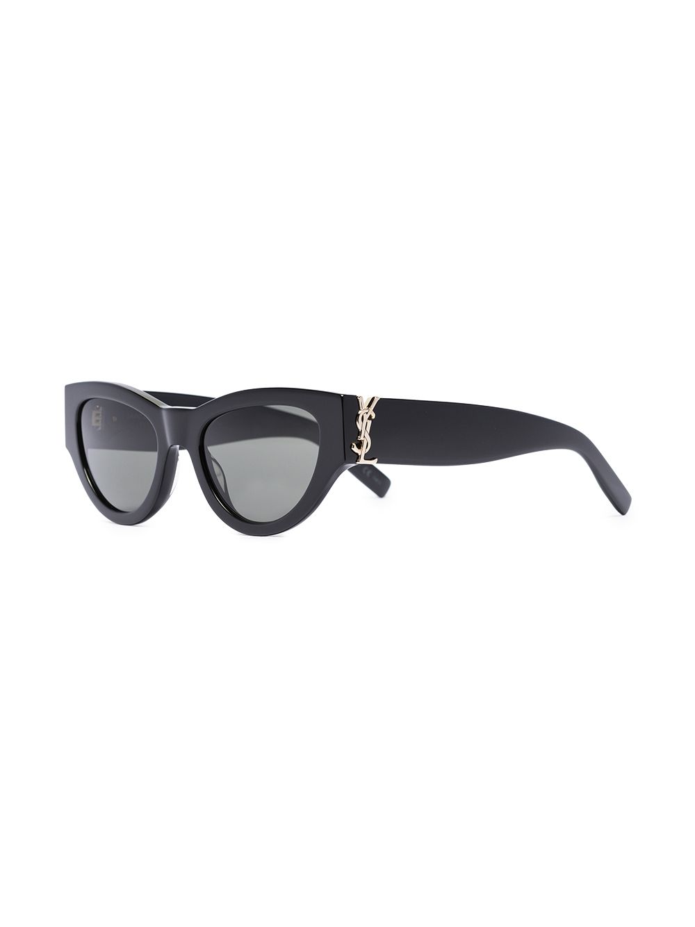 Shop Saint Laurent Eyewear SL M94 cay-eye frame sunglasses with Express ...