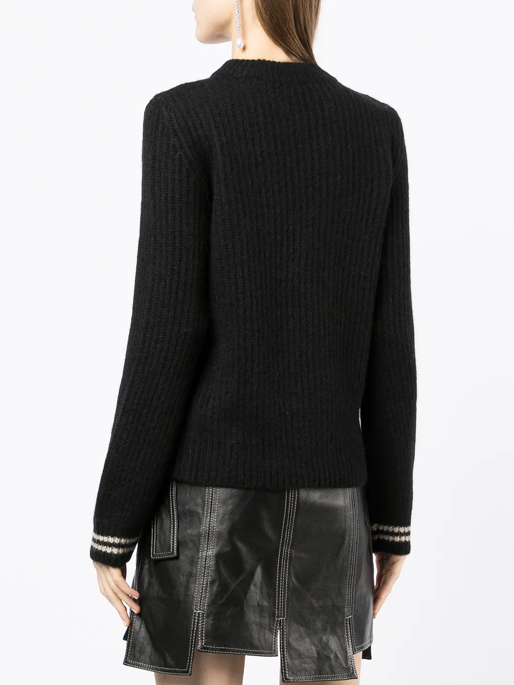 emporio armani 企领罗纹针织毛衣 图 4