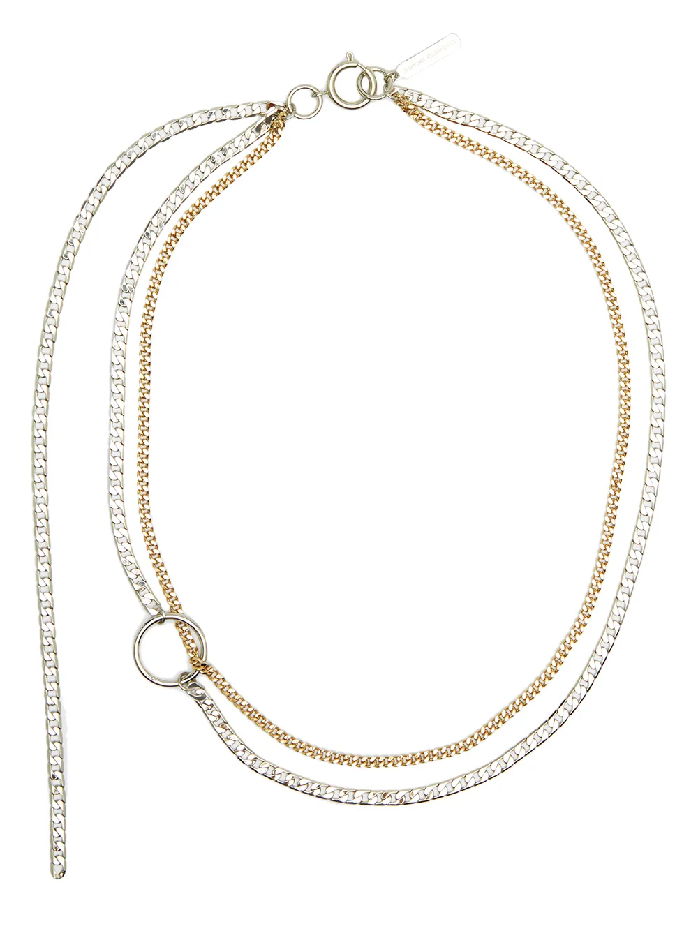 

Justine Clenquet Jane double-layer chain necklace - Gold