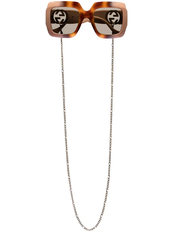 Gucci Eyewear Lunettes De Soleil à Monture Oversize - Farfetch