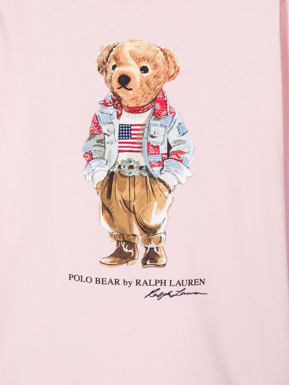 фото Ralph lauren kids топ polo bear с длинными рукавами