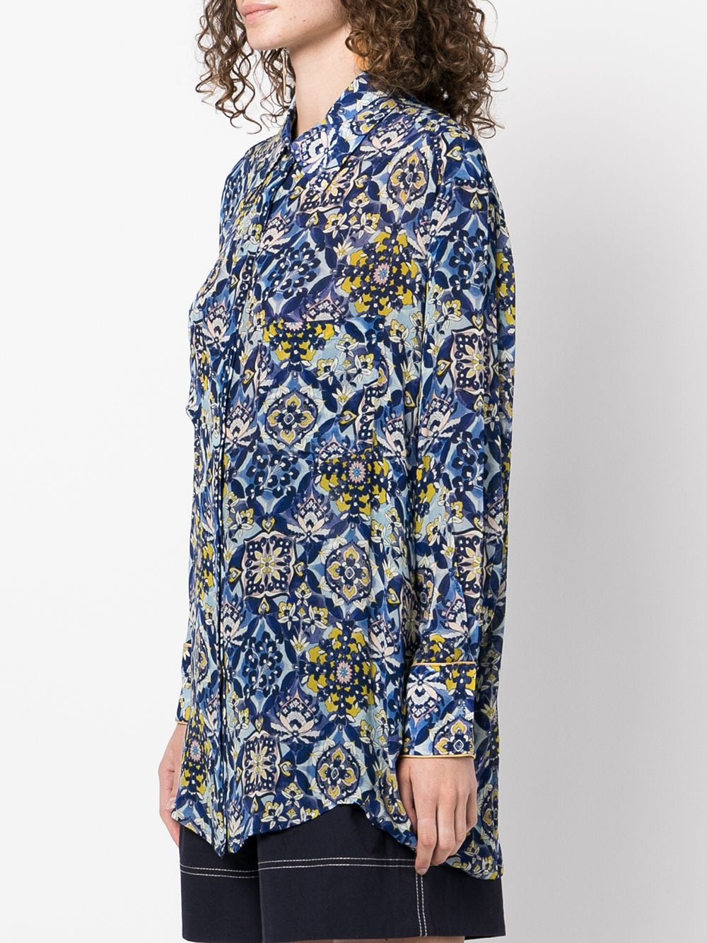 Shop Chufy Pia Floral Shirt In Multicolour