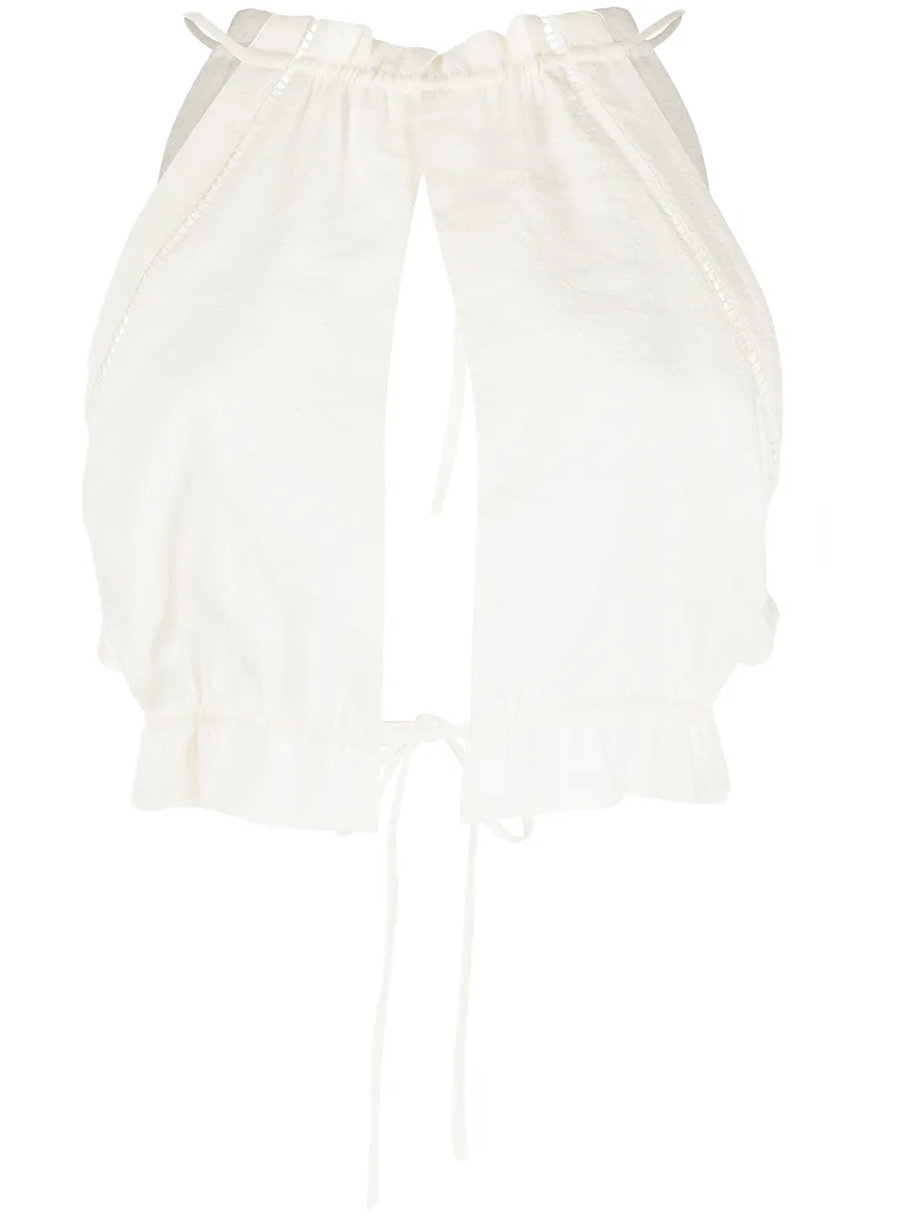 

Cult Gaia blusa Orli - Blanco