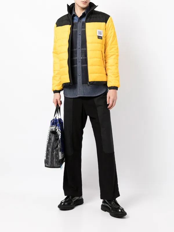 Fumito Ganryu colour-block Puffer Jacket - Farfetch