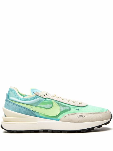 Nike Waffle One "Bleached Aqua Lime" sneakers WOMEN